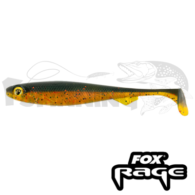 Мягкие приманки Fox Rage Slick Shad Bulk 110mm Ultra UV #dark oil