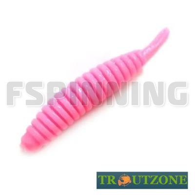 Мягкие приманки Trout Zone Ribber Pupa 2.1g/51mm pink сыр 6шт