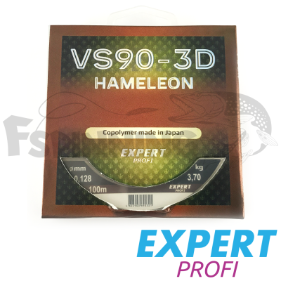 Леска Expert Profi VS90 3D Hameleon 100m 0.128mm/3.7kg - купить в интернет-магазине в Москве