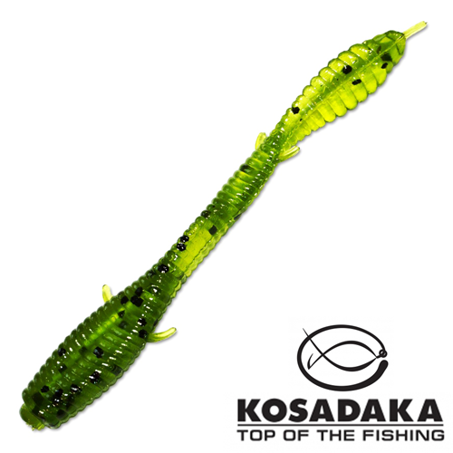 Мягкие приманки Kosadaka T-Liner Worm 55mm #BG 15шт - купить в Москве