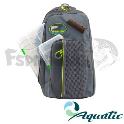 Сумка рыболовная с коробками Fisherbox Aquatic СК-26 темно-серый