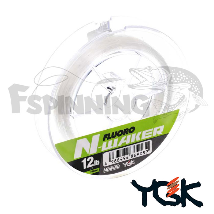 Флюорокарбон YGK Nasuly N-Waker Fluoro 91m Natural #1.2 0.199mm/2.27kg - купить в интернет-магазине в Москве