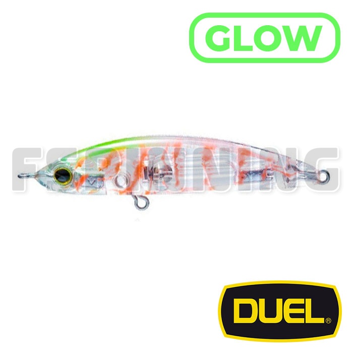 Воблер Duel Hardcore LG Sinking Pencil 50S LSOA Glow