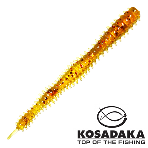 Мягкие приманки Kosadaka S-Liner Worm 55mm #OD 15шт - купить в Москве
