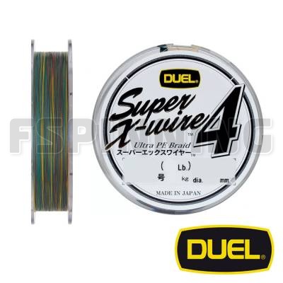 Шнур Duel Super X-Wire 4 200m 5Color-Yellow Marking #0.6 0.13mm 12lb 5.4kg - купить в интернет-магазине в Москве