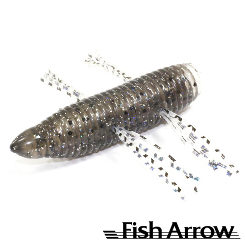 Мягкие приманки Fish Arrow AirBag Bug 2 #06 Smoke/Silver 6шт