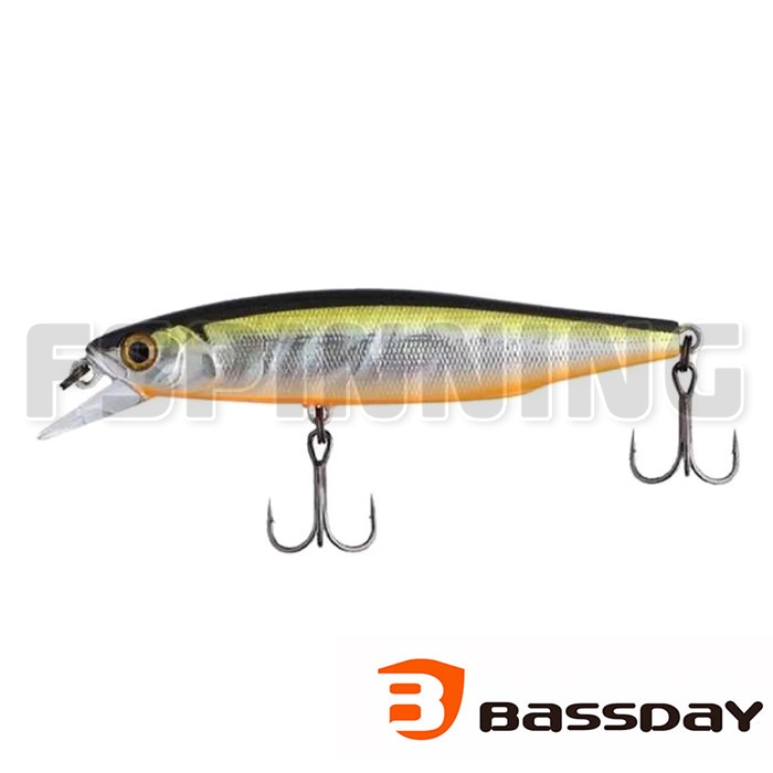 Воблер Bassday Mogul Minnow 88SP Dart SB-304 Silver Black OB