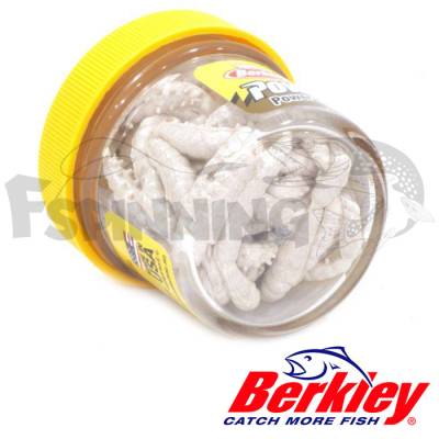 Личинки искусственные Berkley Powerbait Garlic Power Honey Worm #white