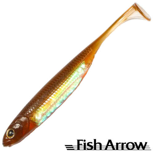 Мягкие приманки Fish Arrow Flash J Shad 5 #Vo 02 Brown/Aurora 3шт
