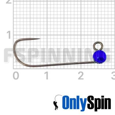 Форелевые джиг-головки OnlySpin Hayabusa JH777-BL #5 0.6gr синий 3шт