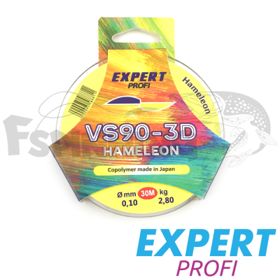 Леска Expert Profi VS90-3D Hameleon 30m 0.23mm/9.2kg #прозрачно-коричневая - купить в интернет-магазине в Москве