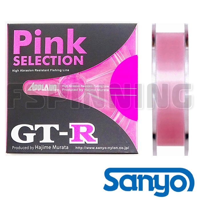 Леска Sanyo Nylon Applaud GT-R Pink Selection 100m 0.6 0.128mm 2.5lb 1.2kg - купить в интернет-магазине в Москве