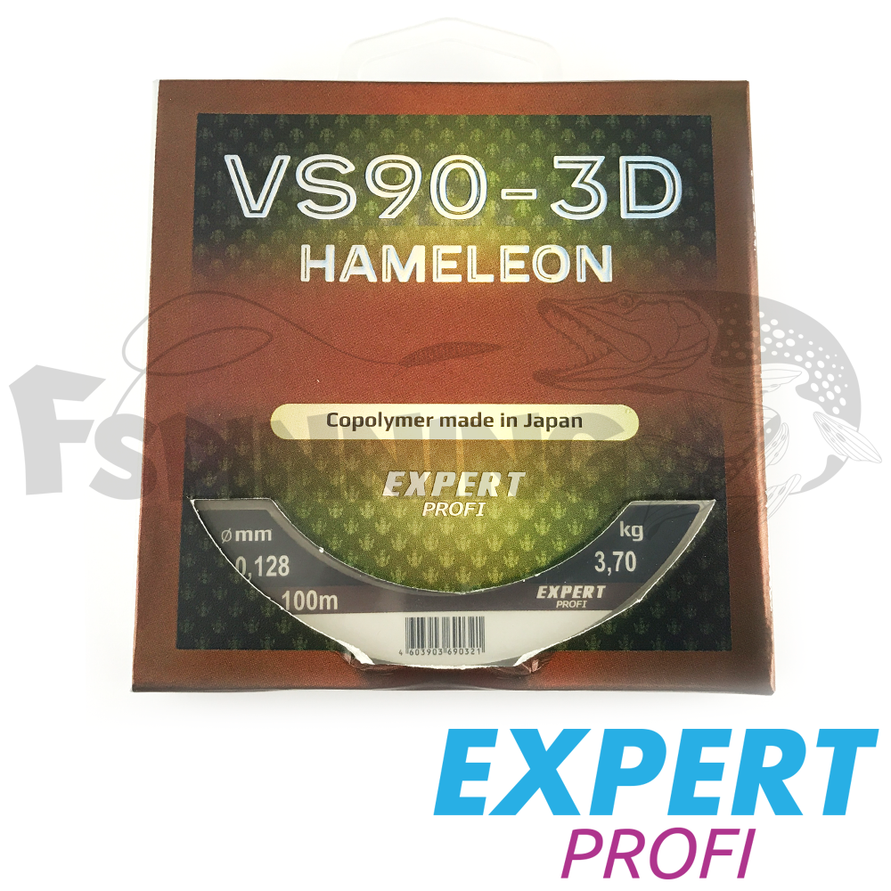 Леска Expert Profi VS90 3D Hameleon 100m 0.405mm/23.7kg - купить в интернет-магазине в Москве