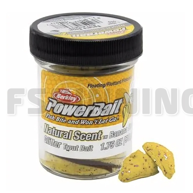 Форелевая паста Berkley Power Bait Natural Scent #Banana Boost банан