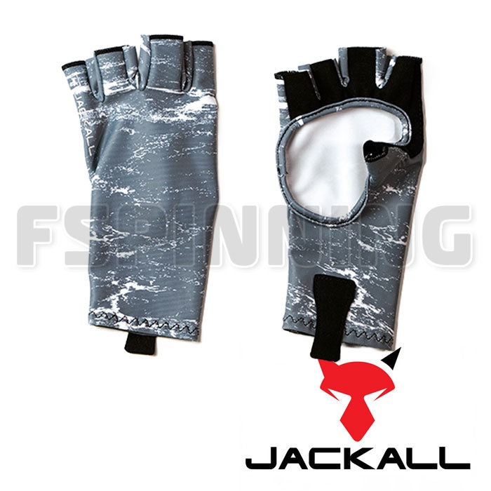 Перчатки солнцезащитные Jackall Cool Touch UV Cut Gloves WP Gray L - купить в интернет-магазине в Москве

