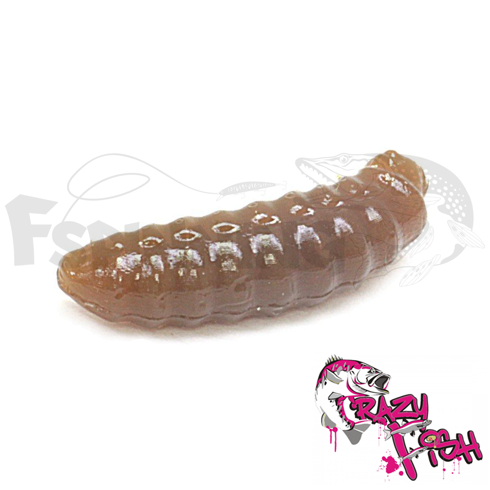 Мягкие приманки Crazy Fish MF H-Worm Inline 1.1 плавающие сладкий сыр #100-9 20шт
