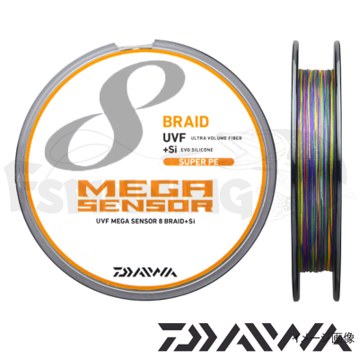 Шнур Daiwa Mega Sensor X8 Braid UVF+Si 150m multicolor #1 0.165mm/17lb/8kg - купить в интернет-магазине в Москве