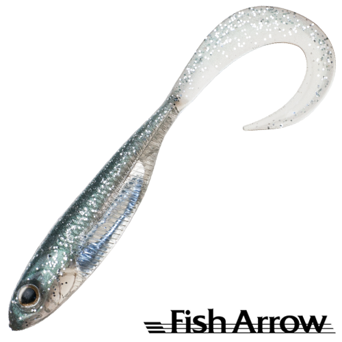 Мягкие приманки Fish Arrow Flash J Grub 4,5 SW #112 Inakko/Silver 5шт