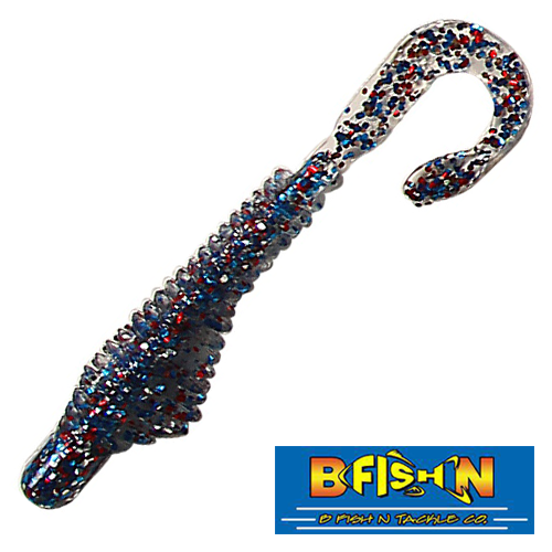 Мягкие приманки B Fish & Tackle Moxi Ringie 4 Firecracker 8шт