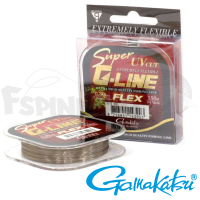 Монолеска Gamakatsu Super G-Line UV Cut Flex 150m 0.24mm/5.23kg - купить в интернет-магазине в Москве