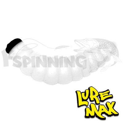 Личинки искусственные LureMax Wood Worm 1 #020 Glow White 10шт