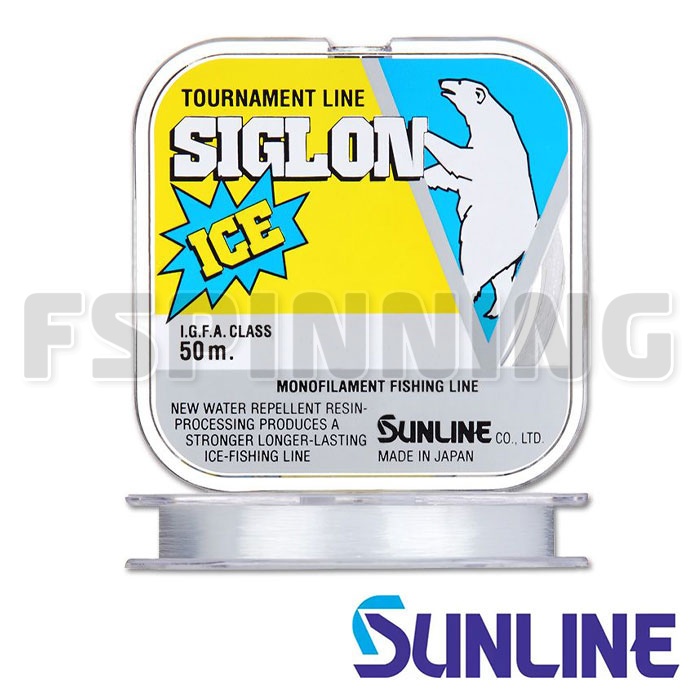 Леска Sunline Siglon Ice Fishing 50m Clear #1 0.165mm 3kg - купить в интернет-магазине в Москве