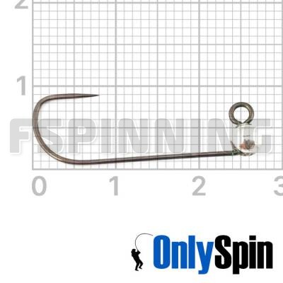 Форелевые джиг-головки OnlySpin Hayabusa JH777-BL #5 0.6gr серебро 3шт