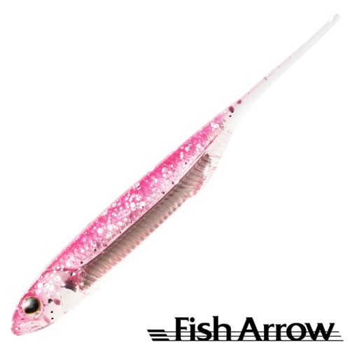 Мягкие приманки Fish Arrow Flash J 3 SW #101 Pink/Silver 5шт