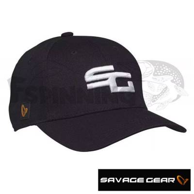 Кепка Savage Gear SG Baseball Cap  Black Ink - купить в интернет-магазине в Москве
