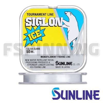 Леска Sunline Siglon Ice Fishing 50m Clear #1.5 0.205mm 4kg - купить в интернет-магазине в Москве