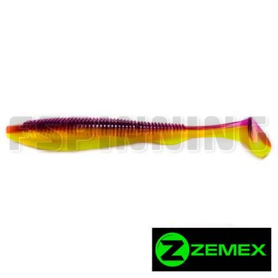  Силиконовая приманка Zemex Moby 4" LS13, 5 шт.