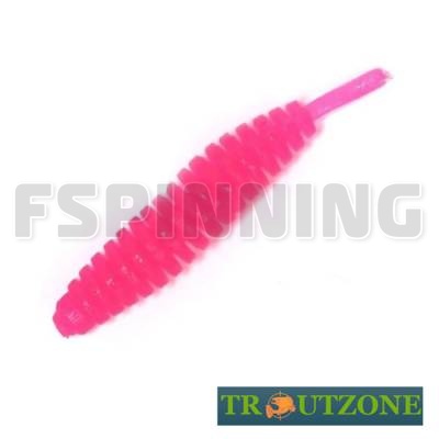 Мягкие приманки Trout Zone Ribber Pupa 2.1g/51mm berry gloworange сыр 6шт