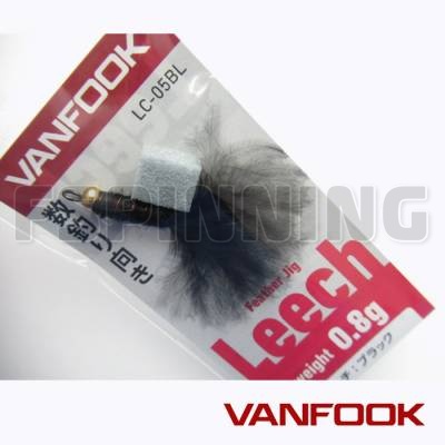Стример Vanfook Leech LC 05BL 0.8gr black