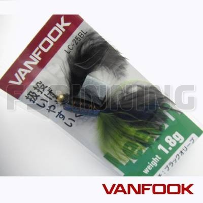 Стример Vanfook Leech LC 25BL 1.8gr black/olive