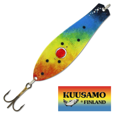 Блесна колебалка Kuusamo Professor 2, 90/26 бусинка BLU/Ye/R-C - купить в Москве