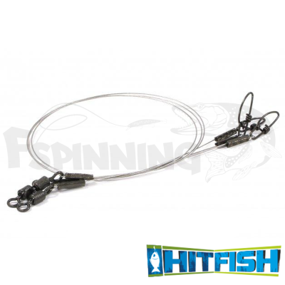 Поводки стальные Hitfish Stainless Leader 1x19 15cm 7.4kg 3шт - купить в интернет-магазине в Москве
