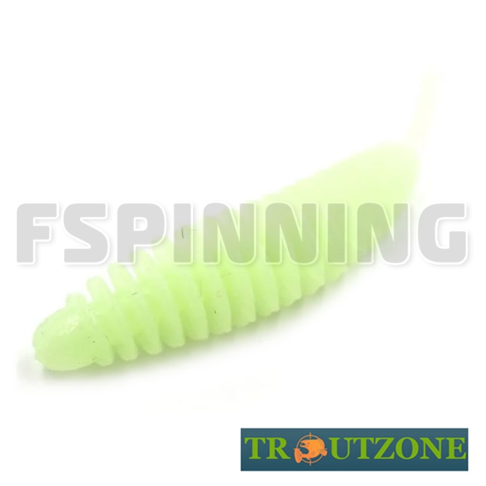 Мягкие приманки Trout Zone Plamp 1.6g/40mm glow сыр 8шт