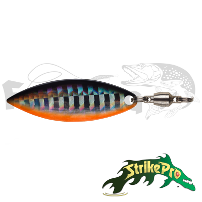 Лепесток с вертлюгом Strike Pro Spinner Blade Long W4 3.3gr #A70-713