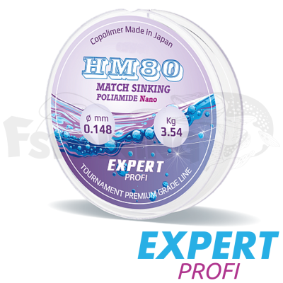 Монолеска Expert Profi HM80 Match Sinking 150m 0.187mm/5.23kg - купить в интернет-магазине в Москве