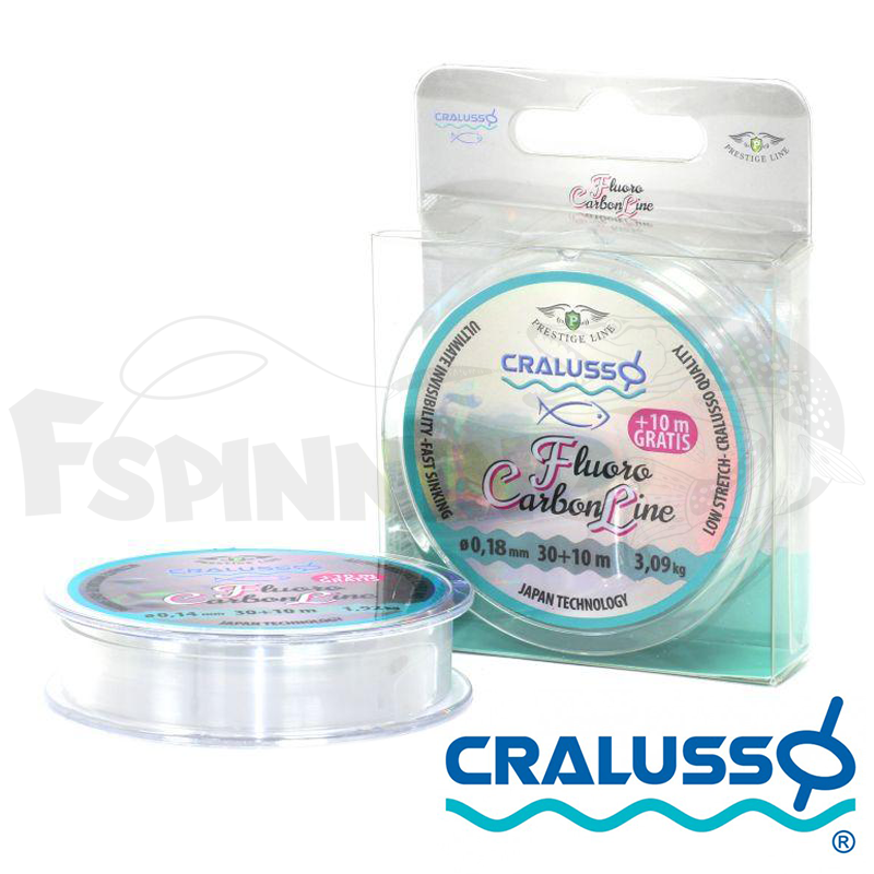 Флюорокарбон Cralusso Fluoro Carbon 30+10m 0.50mm/20.24kg - купить в интернет-магазине в Москве