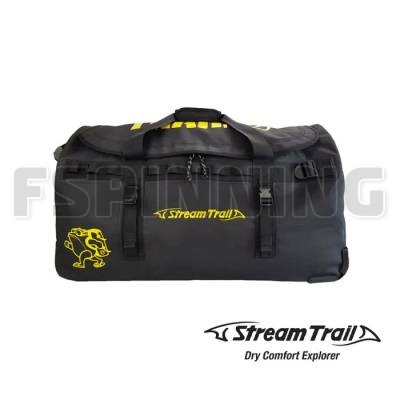 Сумка влагозащитная на колесах Stream Trail Shinano II Black/Yellow 95L