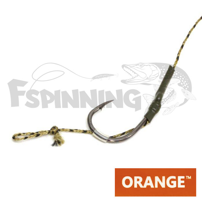 Оснастка карповая Orange #32 Arc Flat Metod Leadcore для бойла 30gr