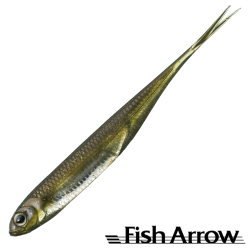 Мягкие приманки Fish Arrow Flash J Split 4 #06-Kosan Ayu/Silver 5шт