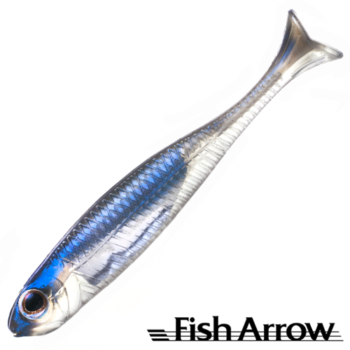 Мягкие приманки Fish Arrow Flash J Huddle 1 #04 Pro Blue/Silver 8шт