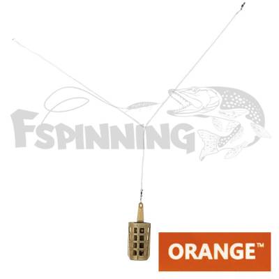 Оснастка фидерная Orange #57 Gardner Loop Fluorocarbon 60gr