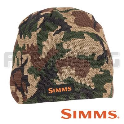 Шапка Simms Everyday Beanie (Woodland Camo) - купить в интернет-магазине в Москве
