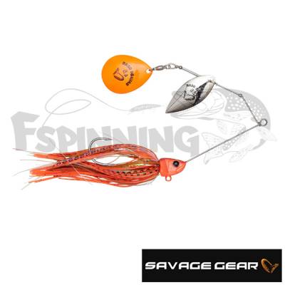 Спиннербейт Savage Gear Da-Bush Spinnerbait 140 #Fluo Orange - купить в Москве