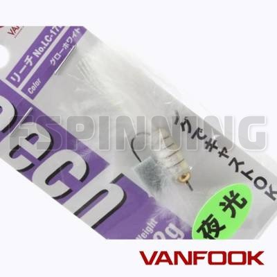 Стример Vanfook Leech LC 17BL 1.2gr glow/white