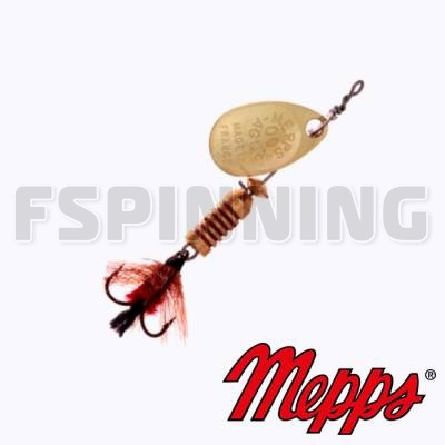 Блесна вертушка Mepps Aglia Mouche Rouge №00 1.5gr OR