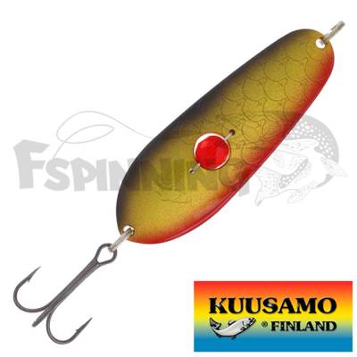 Блесна колебалка Kuusamo Rasanen 70/20 бусинка BL/G/R-C - купить в Москве